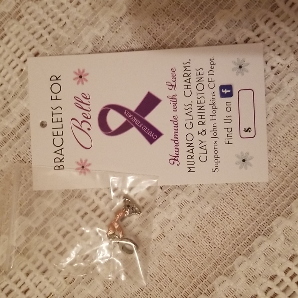 Rose Wreath Handmade CYSTIC FIBROSIS - Picture 4 of 4